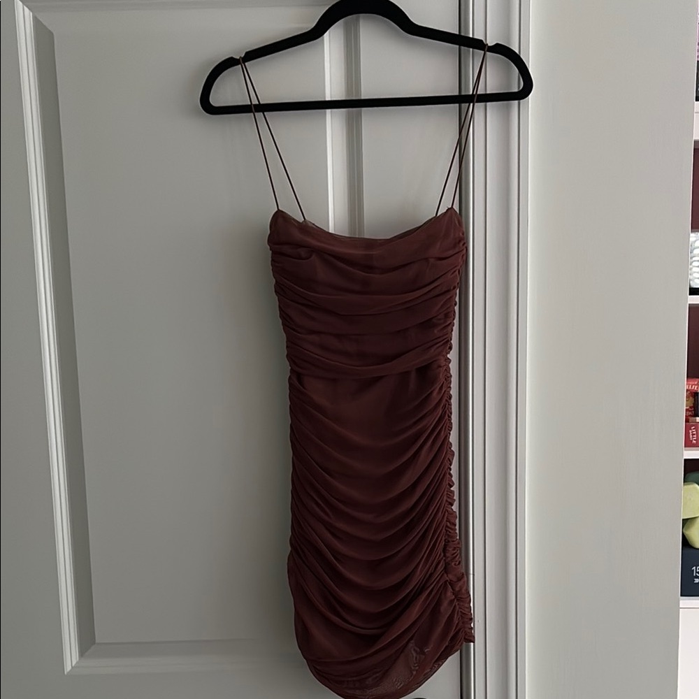 Nookie Ruched Mini Dress